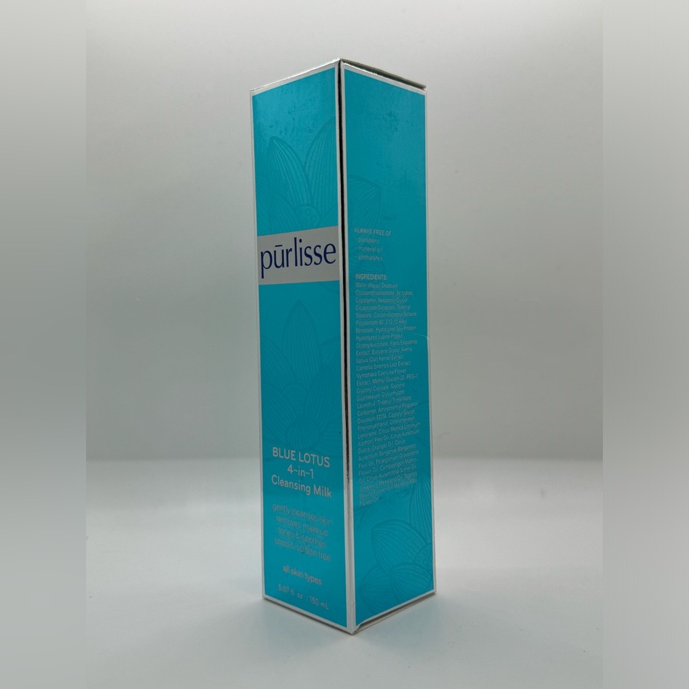 Purlisse Blue Lotus 4-in-1 Cleansing Milk